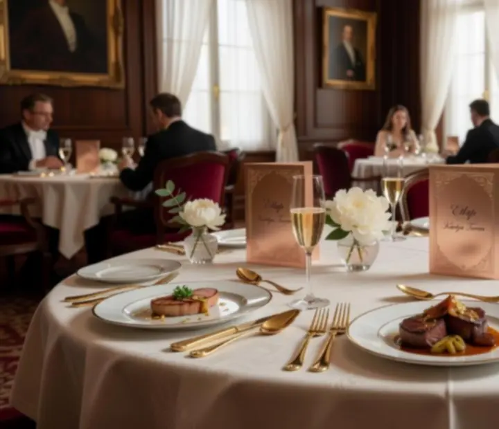 Signature degusztációs menü elegáns tálalásban